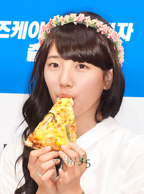 미쓰에이 수지, 아이스크림이야? 피자야? [포토]