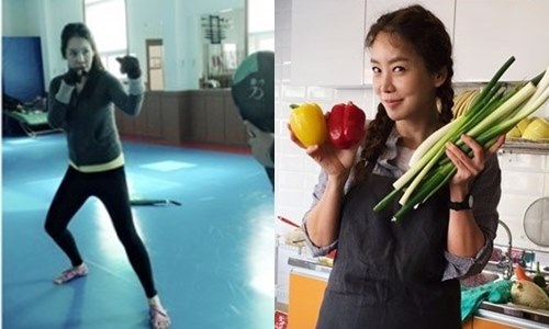 김정은 드라마 여자를 울려에서 액션과 요리 도전