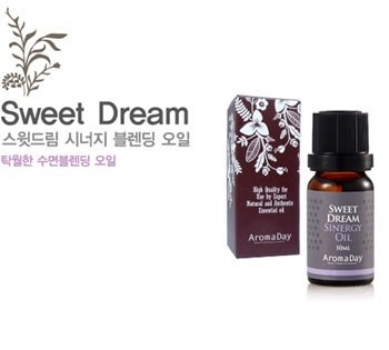 불면증 극복 수면의 질 향상, 아로마테라피 아로마데이 스윗드림시너지오일