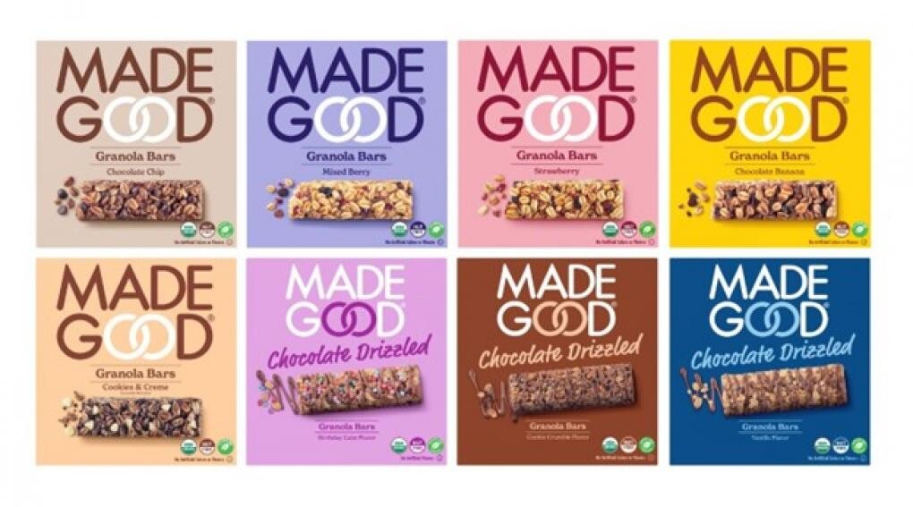 메이드굿(MadeGood)에서 만든 그래놀라 바 리콜
