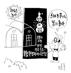 스마트폰·PC로 하우스농사 짓는다