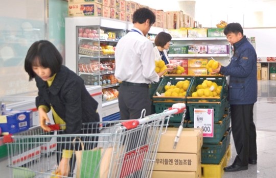 정부세종청사에 하나로마트 입점