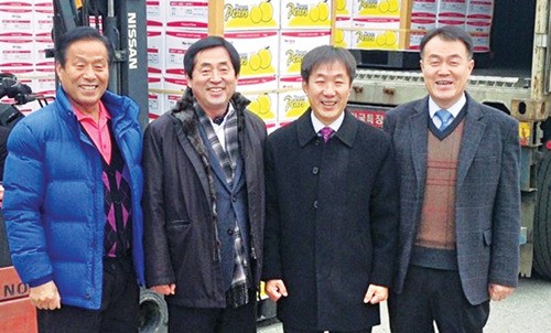 남양주 ‘먹골배’ 올 첫 수출길…대만에 16t 선적