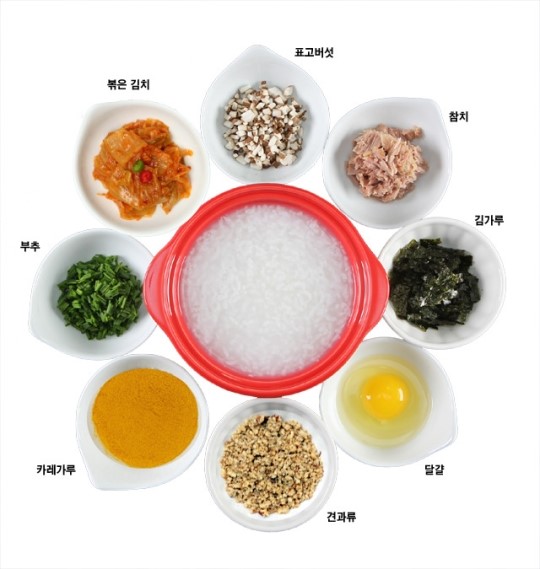 죽에 맛·영양 더해주는 ‘고명’