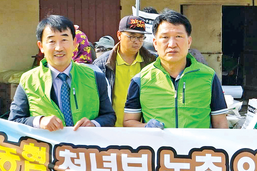 경기 평택 송탄농협과 청년부, 교통사고 피해농가 도와
