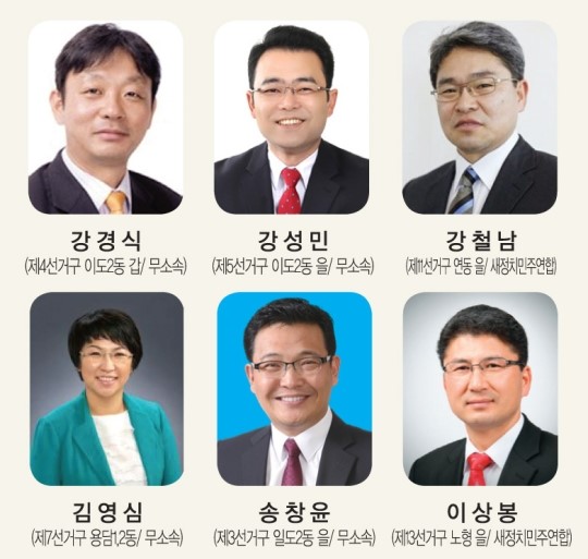 제주참여환경연대, 도의원후보 6명 지지선언