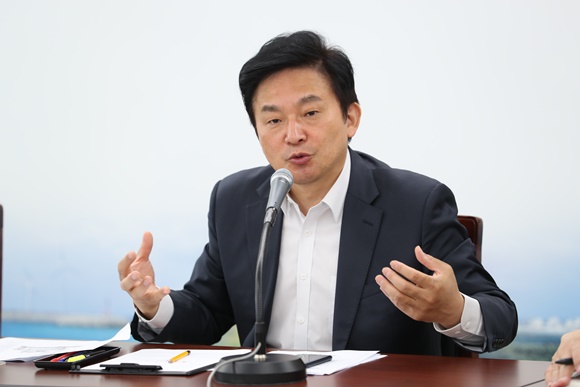 원희룡 준광역 클린하우스에 예산 집중 투자