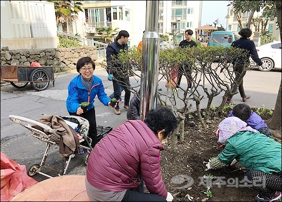 고태순, 아라주공아파트 환경정비 활동 동참