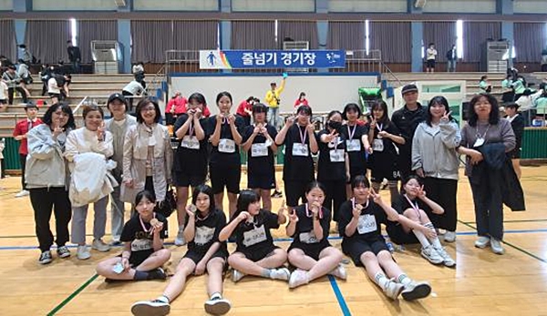 제주 동화초등학교, 2023 도민체전 마라톤 줄넘기 준우승