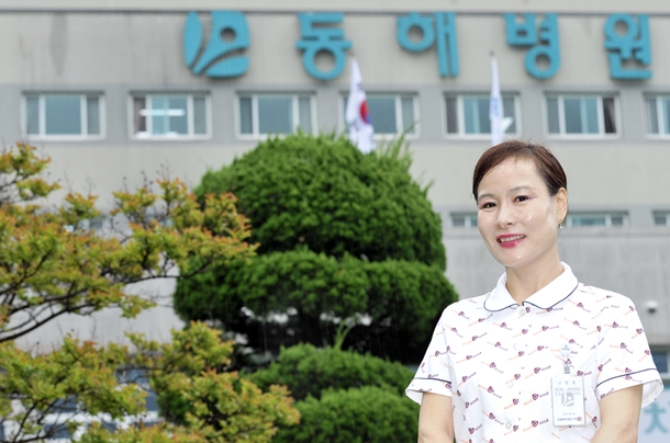 근로복지공단 나이팅게일상 동해병원 백인숙 간호사