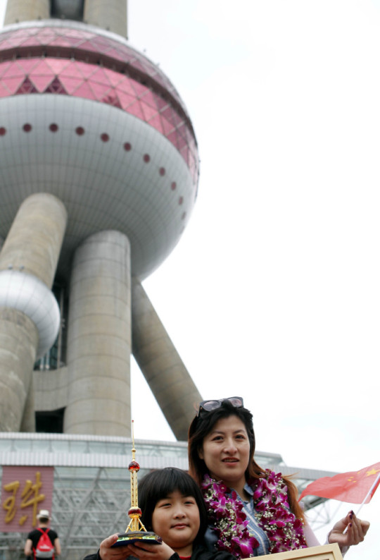<포토> 中 상하이 둥팡밍주 관광객 5000만명 돌파