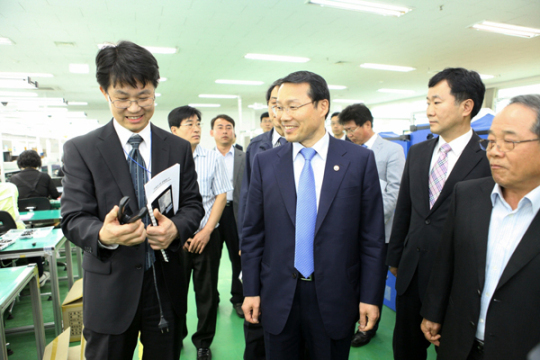 주영섭 관세청장, 수출기업 현장 점검
