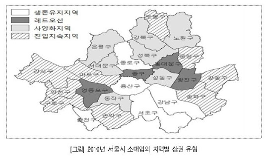 서울 소매업 10곳 중 9곳 5인 미만 영세사업체