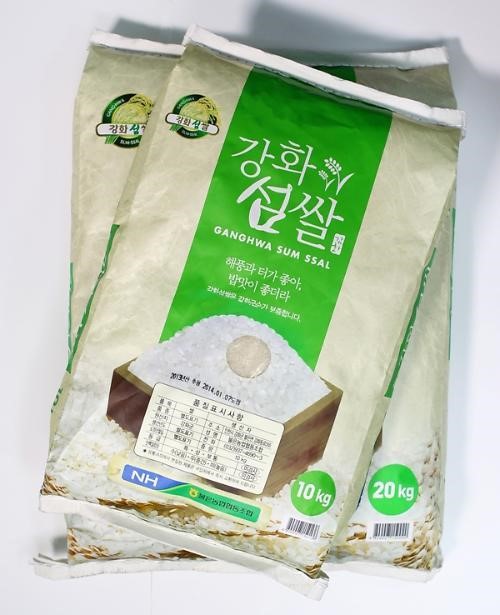 2013년산 강화섬쌀 新포장지로 유통