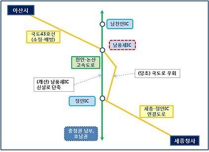 아산~호남 이동시간 단축… 남풍세 나들목 29일 개통