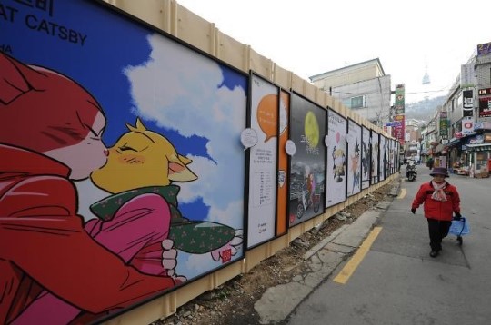 명동 만화거리 재미로(路), 만화캐릭터로 만든 간판 새단장 추진