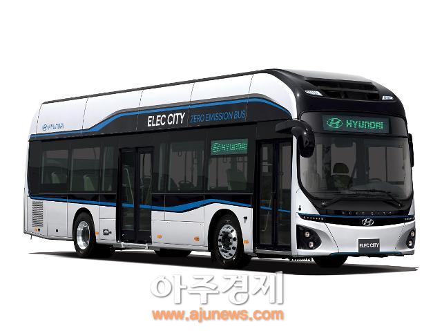 현대차, 친환경 전기버스 일렉시티 세계 첫 선...2018년 초 출시