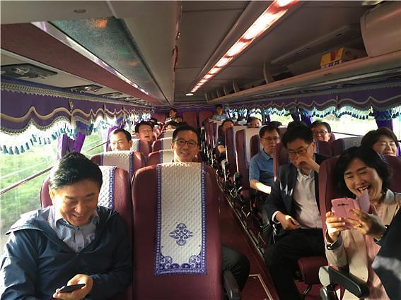 원 지사 고충 점검 서귀포에서 버스 타고 출근