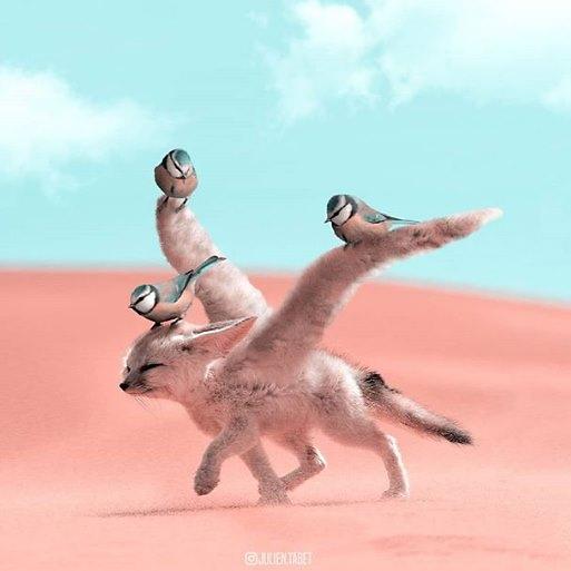 [해외토픽] 날개 달린 사막여우? 