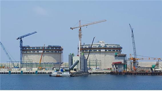가스공사, 제주 LNG 저장탱크 지붕 상량식 개최 