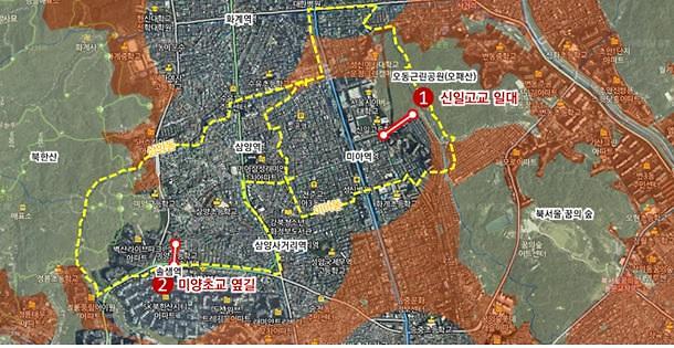 강남북 균형발전 모노레일 등 설치 강북구 신일고·미양초 일대에 시범사업 실시 