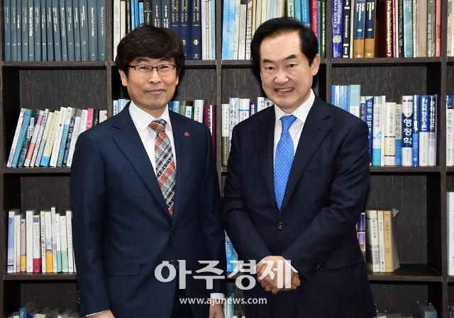 [포토] 건강보험공단 지사장 만난 안병용 의정부시장 