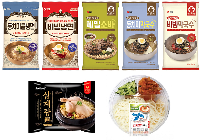 멍게가 거기서 왜 나와?···식품·외식업계, 이색 ‘국수·냉면’ 봇물 