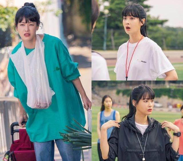 하자있는 인간들 오연서, 묶은 머리+트레이닝복 체육 교사 변신