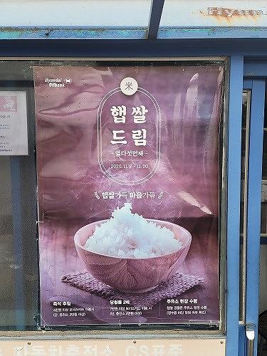 부여백제휴게소(공주방향),사은행사‘햅쌀’증정