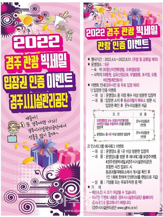 경주시, 경주관광 빅세일 등 다양한 이벤트 추진