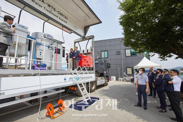 ㈜동명엔터프라이즈, 화학사고 오염수 즉각 처리 가능 트레일러 개발