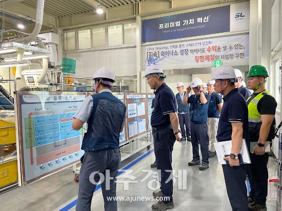 안전보건공단 이사장, 관내 제조업 사업장 에스엘(주) 안산공장 찾아 현장점검