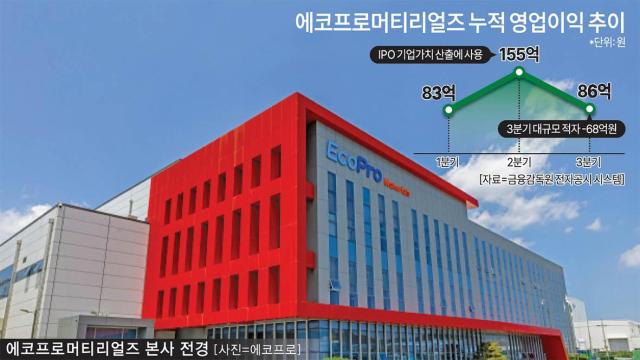 파두만? 에코프로머티리얼즈도 공모가 고평가 논란