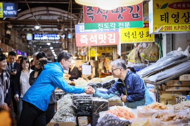 김경수, 호남 찾아 지지 유세...균형발전 못하면 미래 없어