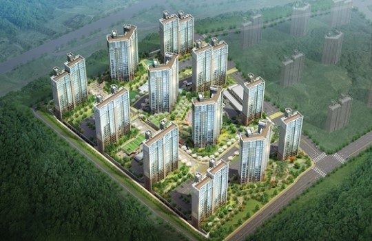 파라다이스 아파트 조감도