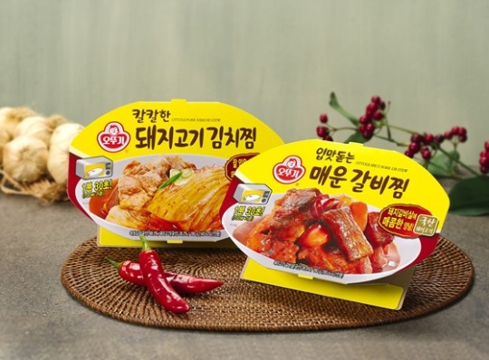 오뚜기, ‘칼칼한 돼지고기 김치찜, 입맛돋는 매운 갈비찜’ 2종 출시