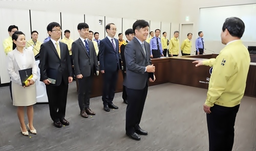 국민안전처, CU를 재난구호거점으로 인증합니다