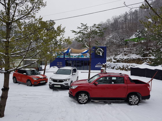 [르포] 쌍용차 고객만의 특권 ‘오토캠핑빌리지’