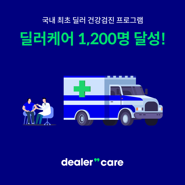 헤이딜러, 중고차 딜러 건강검진 프로그램 딜러케어…신청자 1200명 돌파