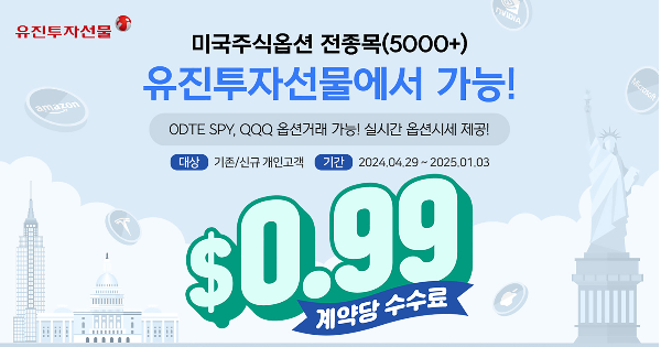 유진투자선물, 美 주식옵션 전 종목 거래서비스