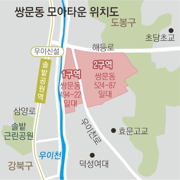 도봉구, 쌍문동에 2718가구 공급…첫번째 모아타운