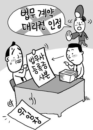[판결] 법무사의 도장, 통장 가지고 자격증 제시 했어도