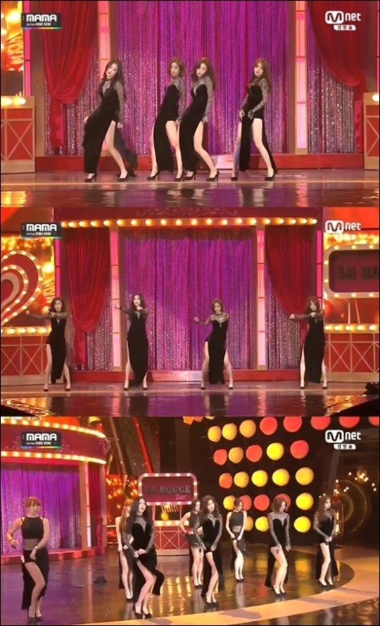 2014 MAMA 걸스데이, 과감한 트임 드레스… 강렬해진 썸띵