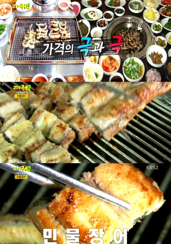 2TV 저녁 생생정보 27900원 민물장어구이 식당, 식욕 자극 맛이 최고