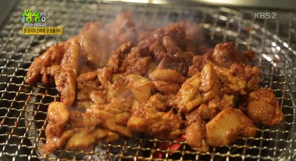 2TV 저녁 생생정보 닭 숯불구이, 한 마리에 6g 신의 한수 닭 목살 구이까지