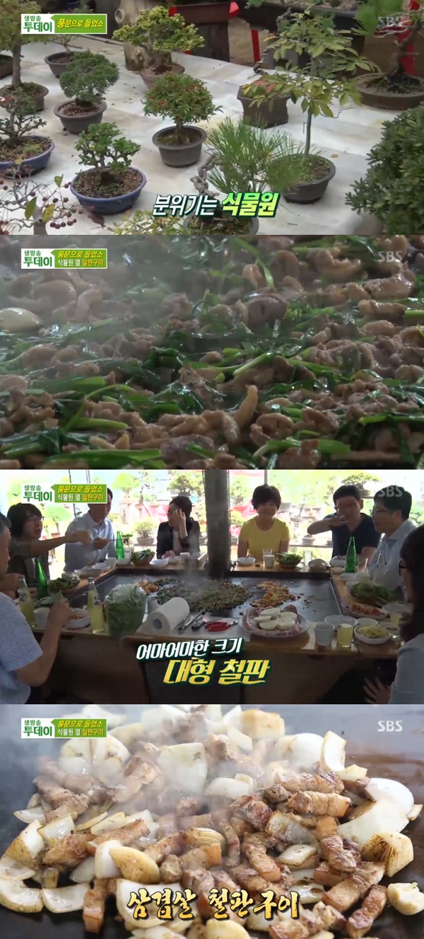 생방송 투데이 식물원 옆 철판구이, 오리·삼겹살구이 대구 맛집은 어디?