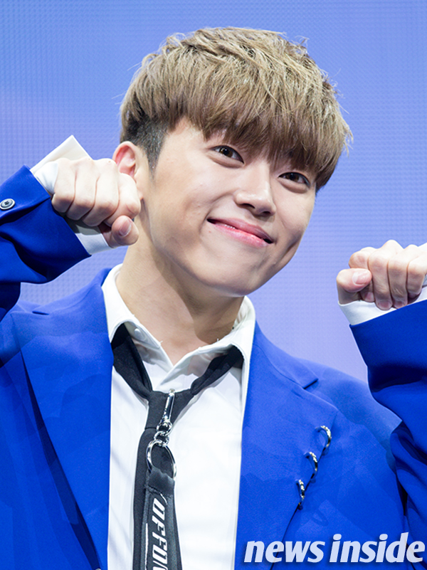 온앤오프(ONF) 데뷔 MK, 귀엽게 (ON/OFF) [포토]