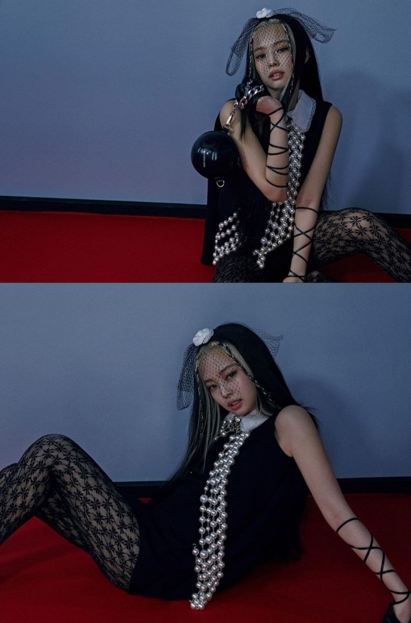 블랙핑크 제니, 불량기+뇌쇄적..영화 킬빌 여고생 연상