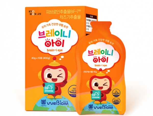 교원 빨간펜, 두뇌 및 눈 건기식 브레이니 아이  매출 160억 원 돌파