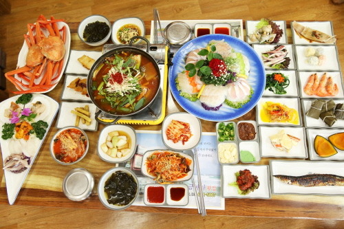 눈과 입이 즐거운 주문진 맛집 금바다횟집